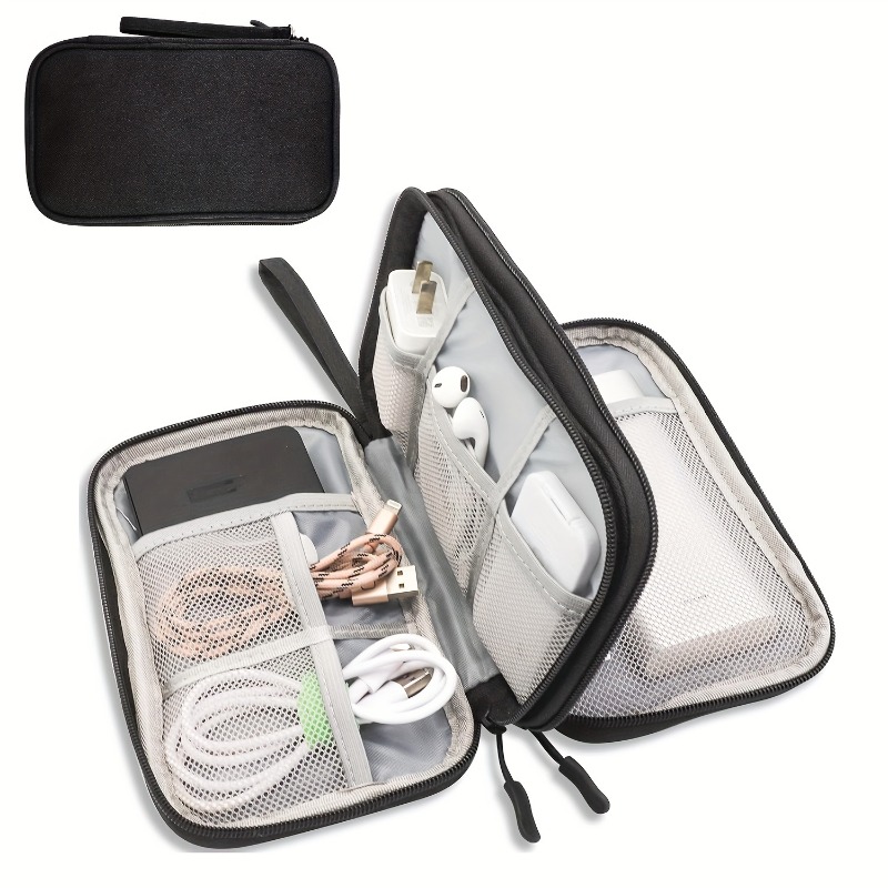 Tech Accessories Organizer - حقيبة تنظيم السفر، حقيبة تخزين متعددة