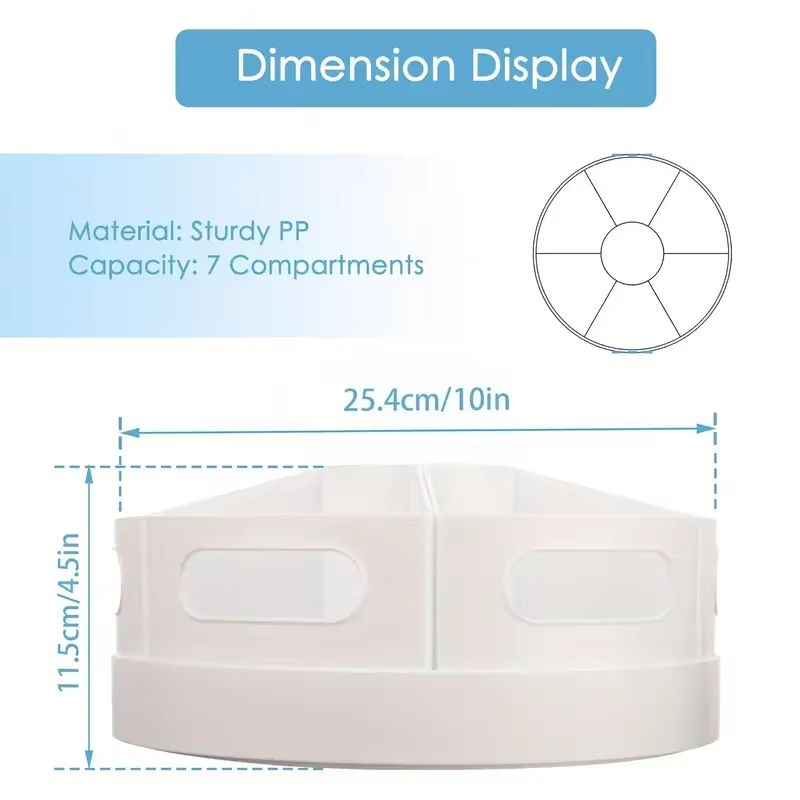 360 °   منظم مكتب دوار مع 7 صن - مراجعة Tech Accessories For Office Desk وسعره