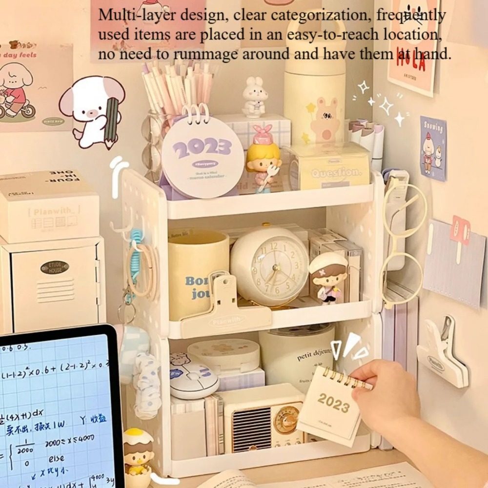 منظم مكتب ثلاثي الطبقات، رف تخ - مراجعة Tech Accessories For Office Desk وسعره