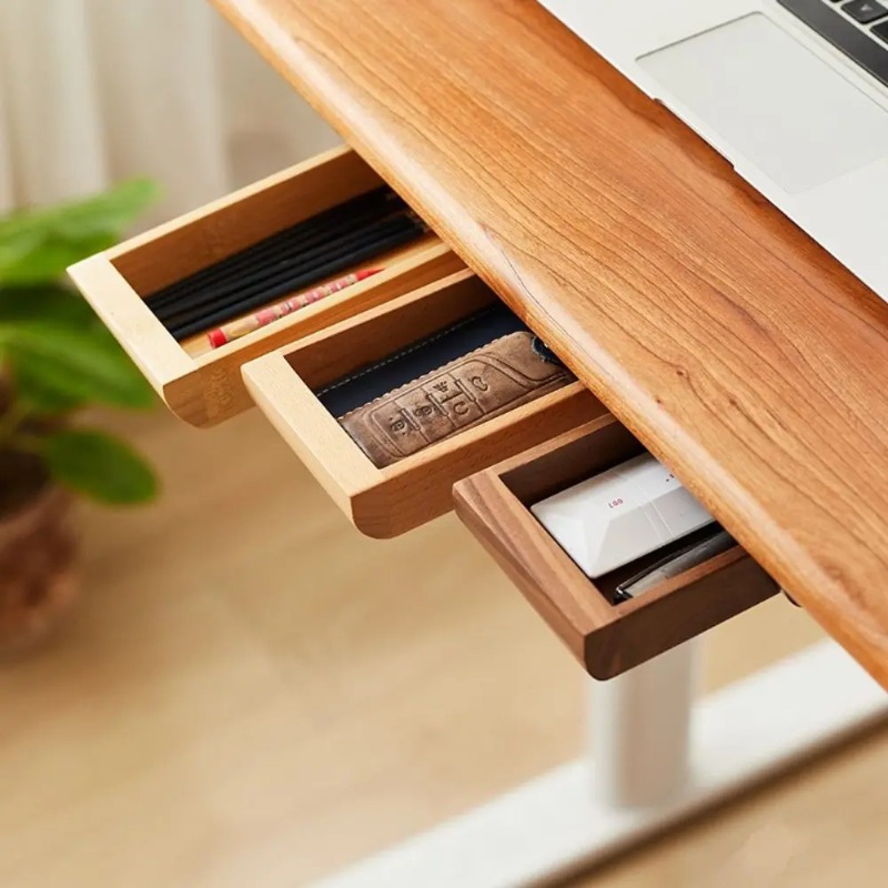 منظم أدراج تحت المكتب من خشب ا - مراجعة Tech Accessories For Office Desk وسعره