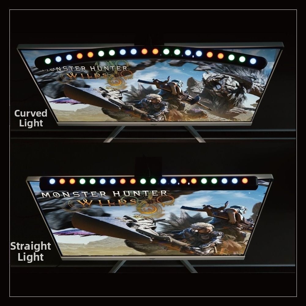 شريط إضاءة RGB للشاشة مع تحكم  - مراجعة Monitor Light Bar وسعره