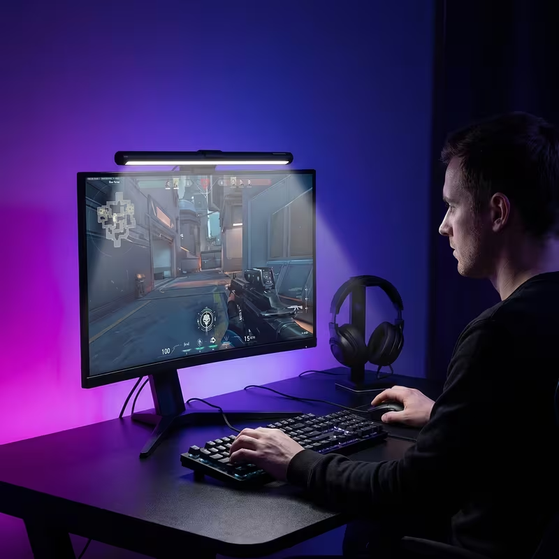 شريط إضاءة لشاشة الكمبيوتر يعم - مراجعة Monitor Light Bar وسعره