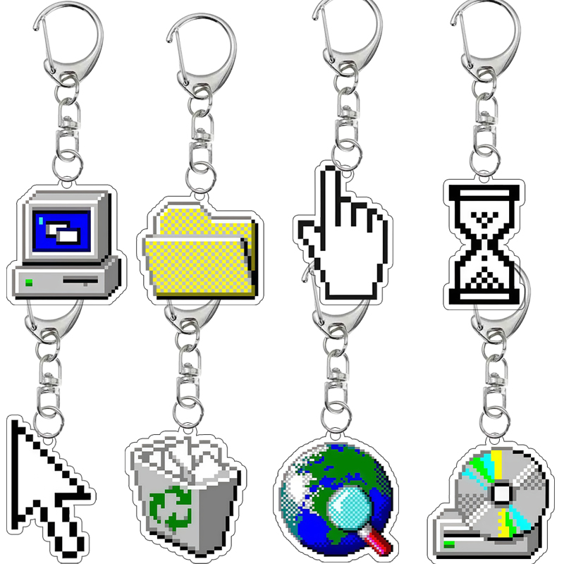 سلسلة مفاتيح أكريليك مبتكرة بط - مراجعة Tech Accessories Icon وسعره