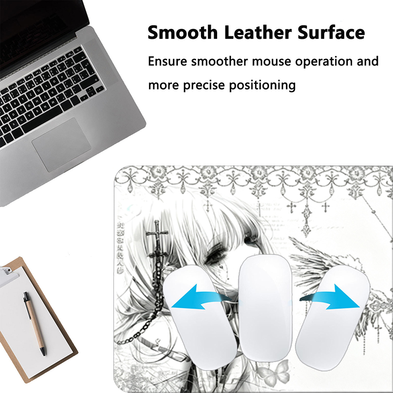 لوحة ماوس جلدية سوداء وبيضاء ب - مراجعة Tech Accessories For Office Desk وسعره
